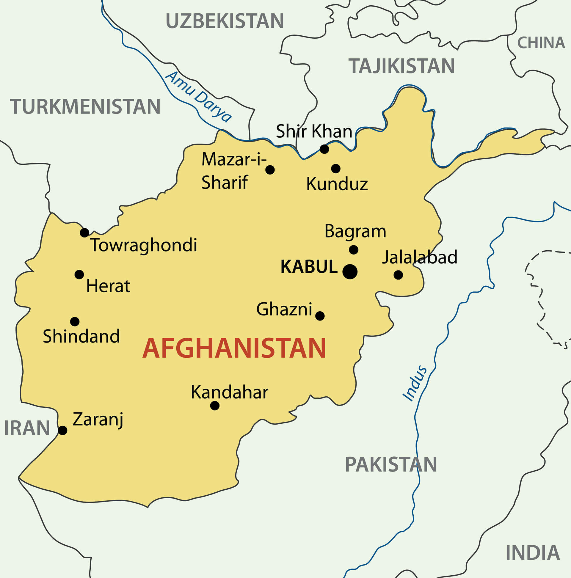 Afghanistan Map Afghanistan Islamic Republic Of Afghanistan Map 